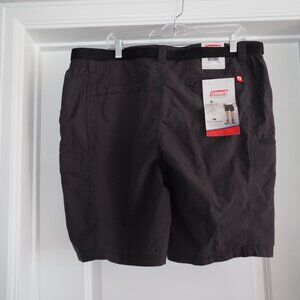 Coleman XL UPF 50 Raven Quick-Dry Outdoor Elastic Waist Utility Cargo Shorts